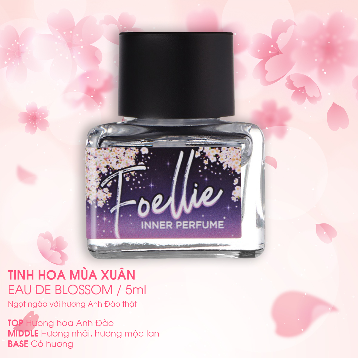 Nước hoa vùng kín Foellie Eau De Blossom Inner Perfume 5ml